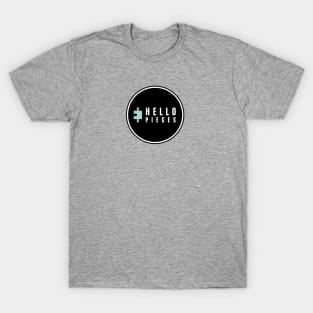 Hello Pieces- Circle Black T-Shirt